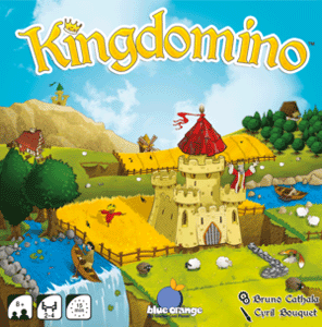 Spieleschachtel von Kingdomino, Spiel-des-Jahres-Gewinner 2017 von Bruno Cathala, illustriert von Cyril Bouquet