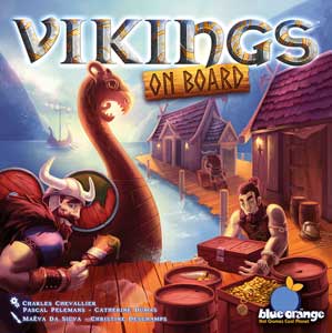 Spieleschachtel von Vikings on Board vom Autoren-Trio Chevallier, Dumas und Pelemans, illustriert von Da Silva und Deschamps
